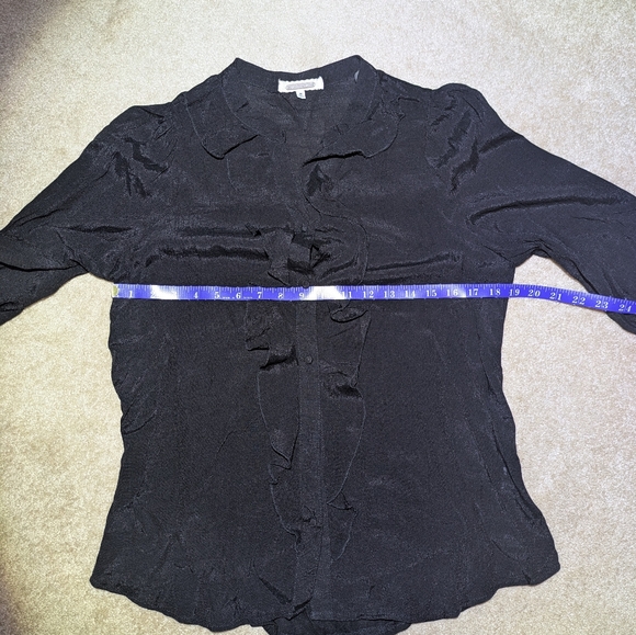 Black Ruffle Top - Picture 11 of 11
